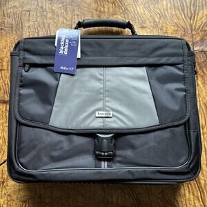 NWT Targus Blk/Gray Deluxe 17" Laptop Case w/ Dome Protection M# CPT401DUS